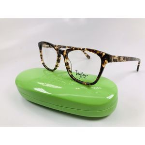 NEW Taylor Eyes Brown Marble REBA Eyeglasses 51mm with Case